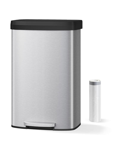 Garvee 21gal kitchen trash bin dimensions stay compact under island counters.