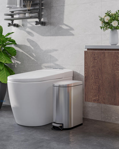 Garvee dual-bin set in kitchen illustrating organized waste sorting.
