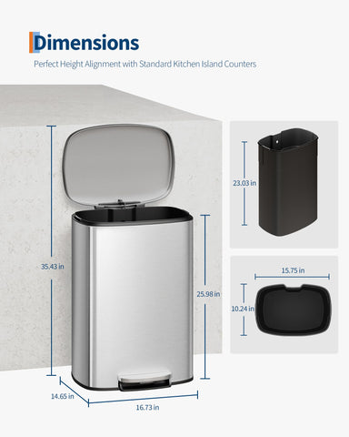 Garvee fingerprint-resistant finish keeps surfaces clean with minimal effort.