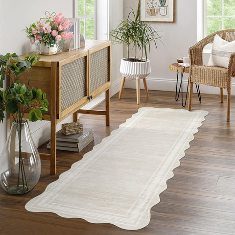 Garvee living room layout shows versatile placement under coffee tables for a grounded look.