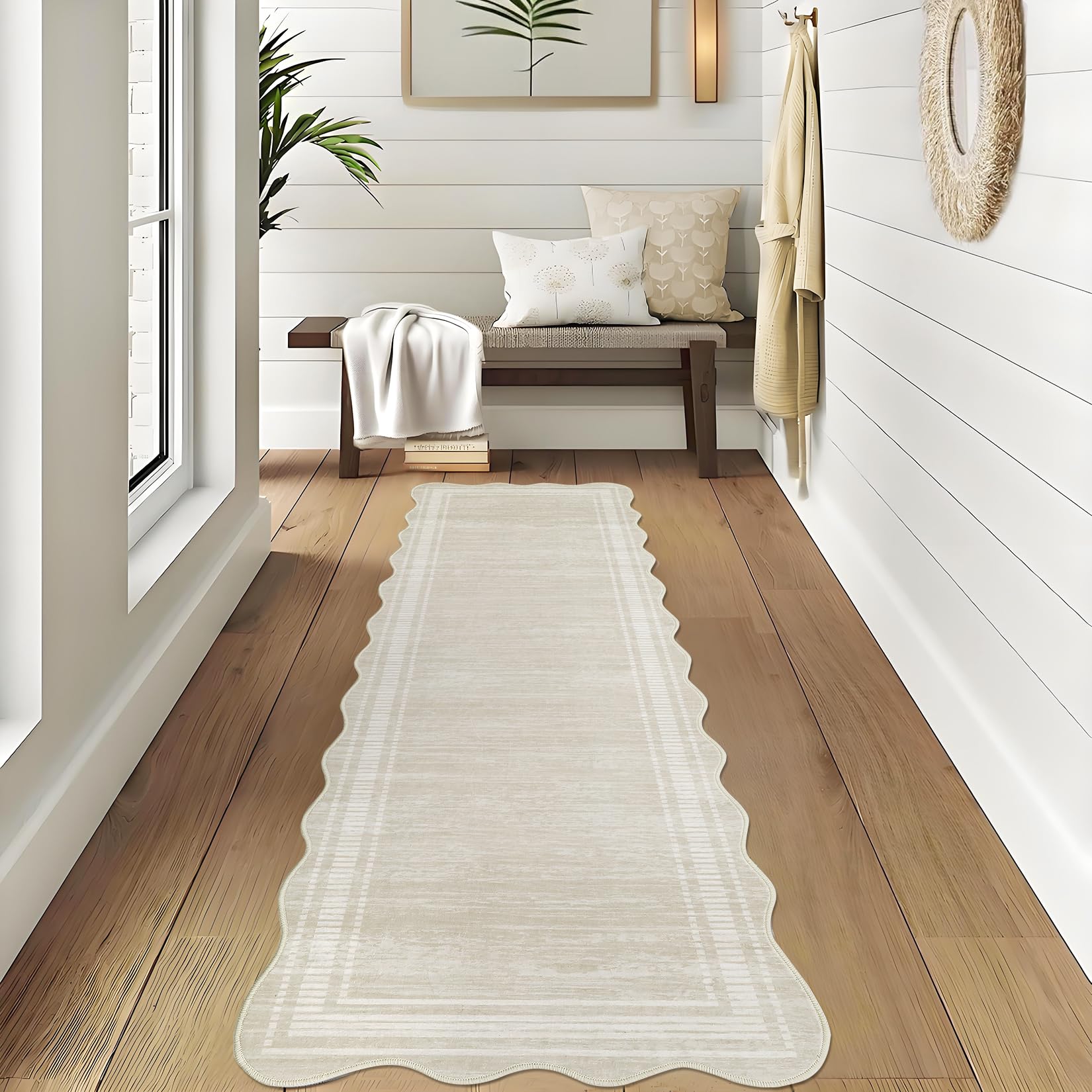 Garvee low-pile microfiber rug offers soft, durable comfort in high-traffic spaces.