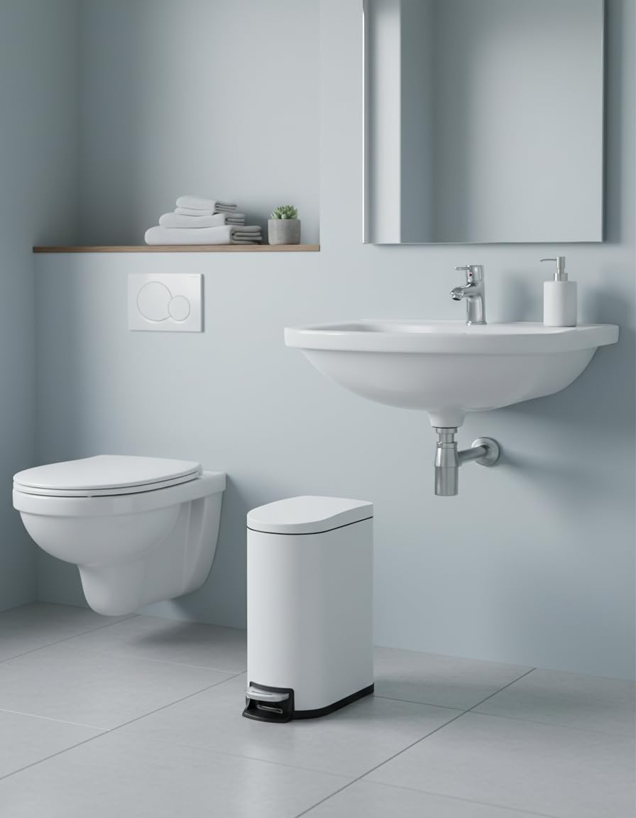 Garvee inner bucket with fitted lid helps contain odors
