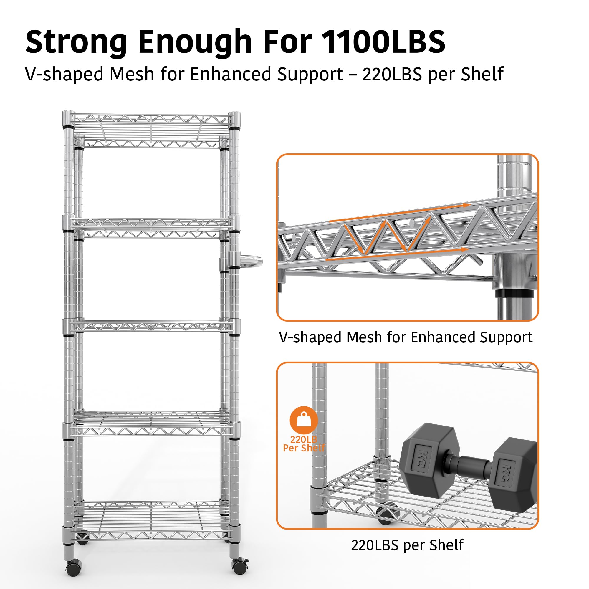 Garvee quick assembly guide with labeled parts for fast setup.