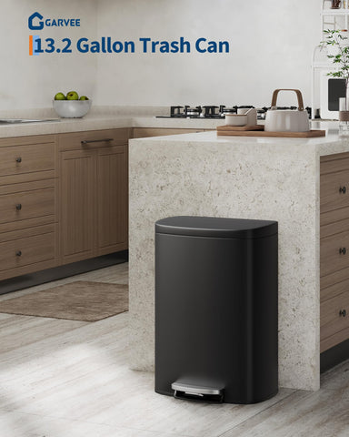 Garvee soft-close lid demonstrates quiet operation for daily disposal duties