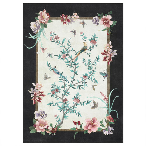 GarveeHome 8x10-washable rug shown in machine-wash setup for easy cleanup.