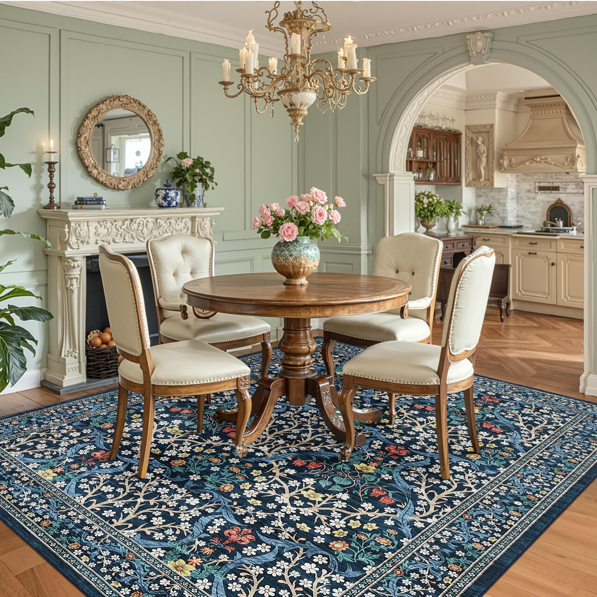 GarveeHome bold floral design elevates décor in any room.