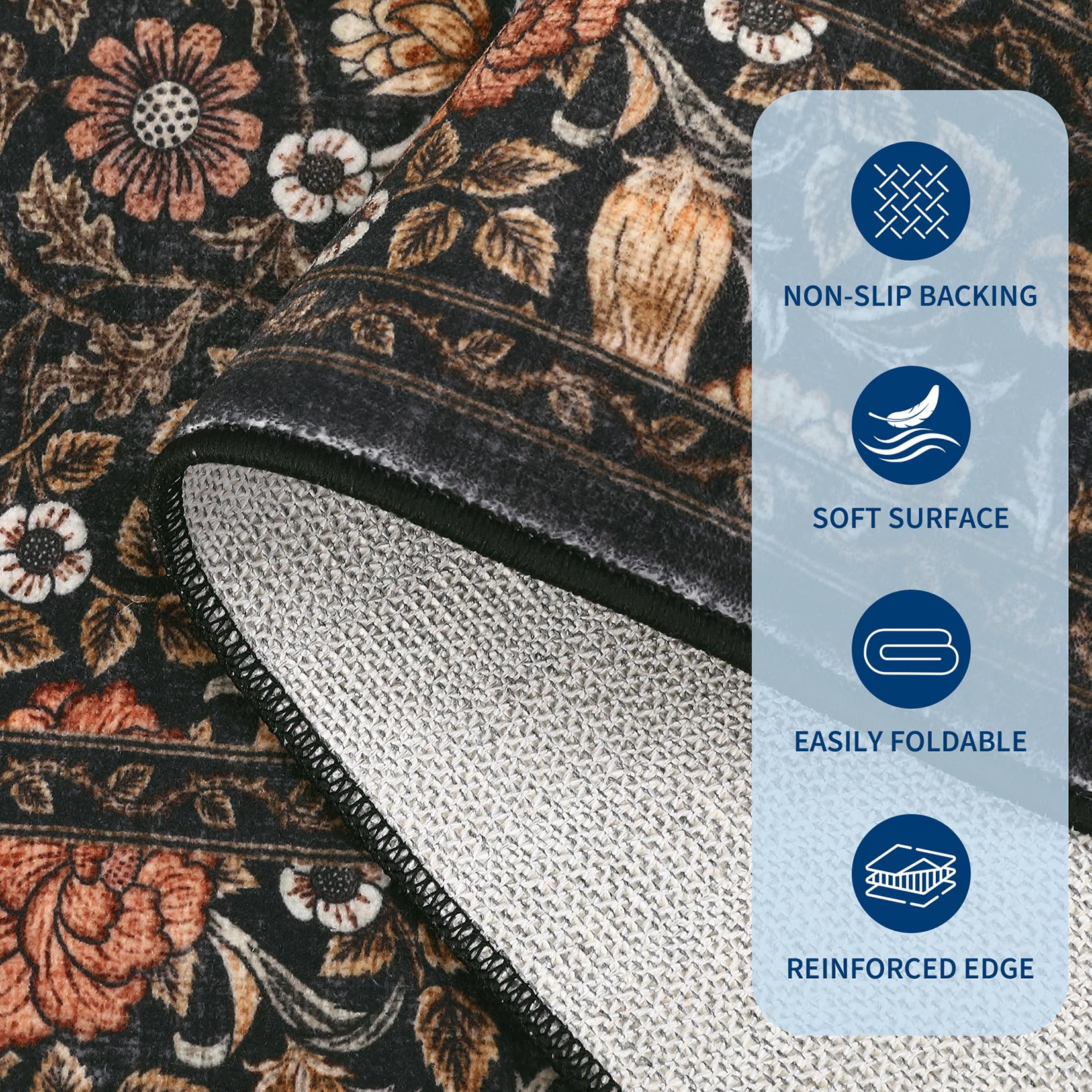 GarveeHome soft pile delivers underfoot comfort in bedrooms and nurseries.