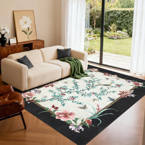 GarveeHome colorful-oriental-rug-design brightens spaces with artistic flair.