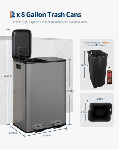 GarveeHome compact footprint suits islands and corners.
