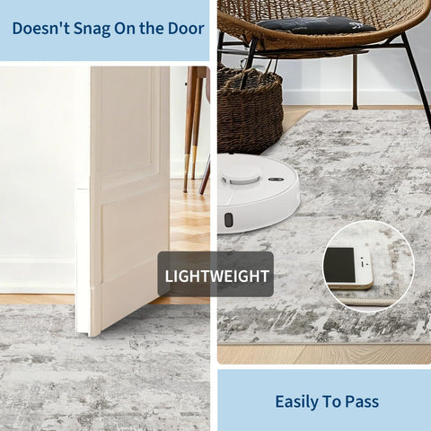 GarveeHome entryway rug enduring daily wear and fuss-free maintenance