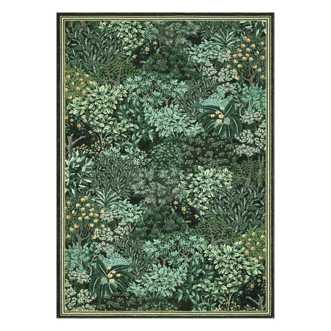 GarveeHome Forest Rugs machine-washable design simplifies cleanup after everyday use.