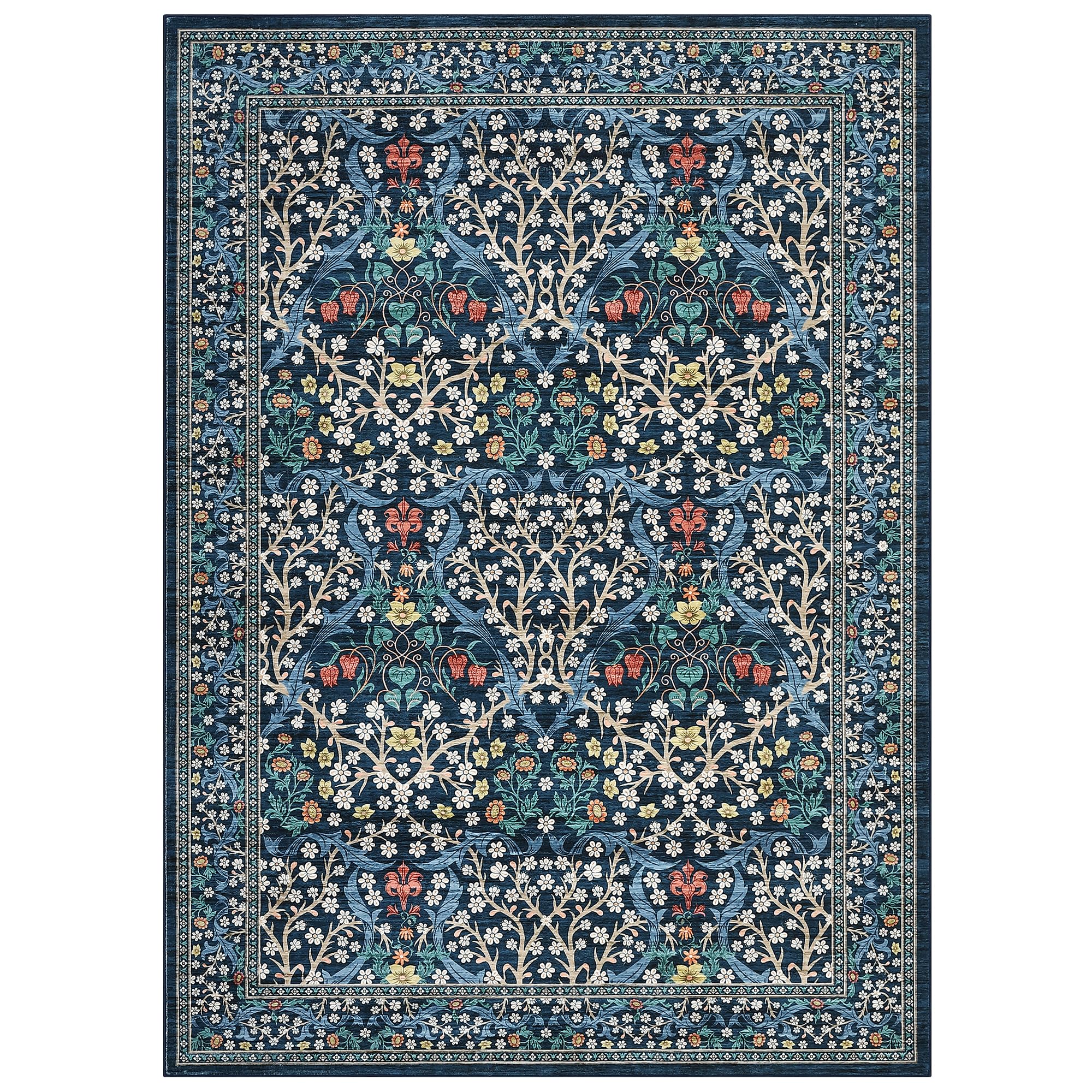 GarveeHome non-slip backing keeps the rug securely in place.