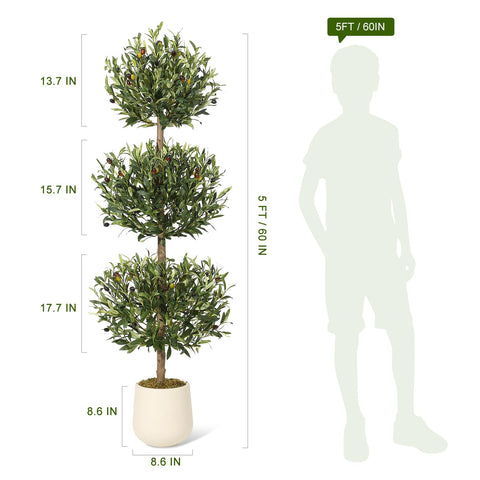 GarveeHome olive leaves show realistic texture and shading for Mediterranean vibe.