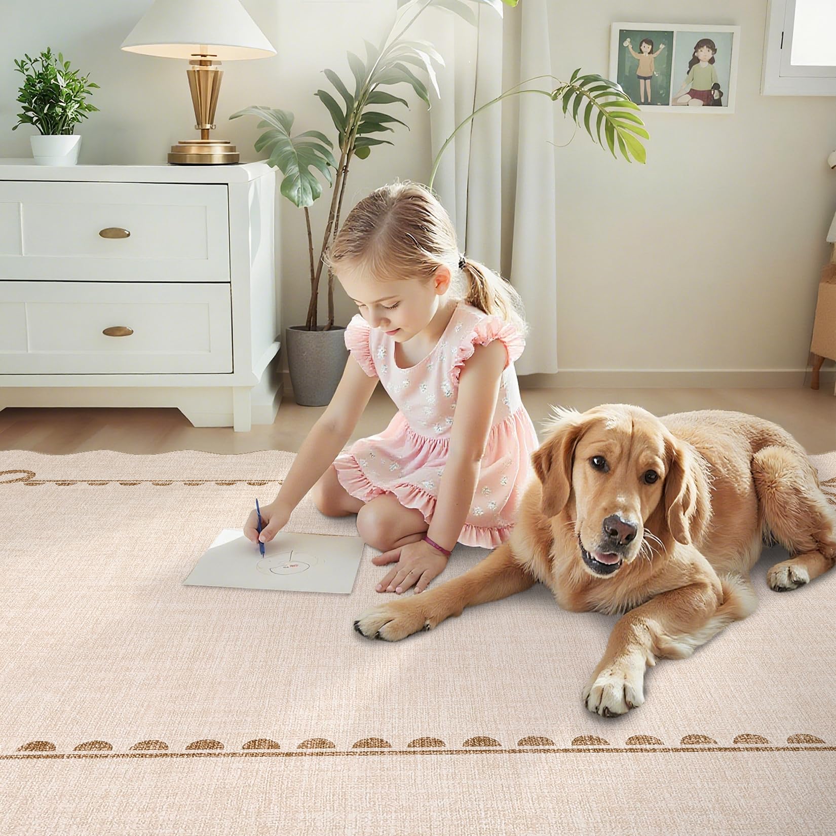 GarveeHome soft 0.2 inch pile offers plush comfort and decor appeal