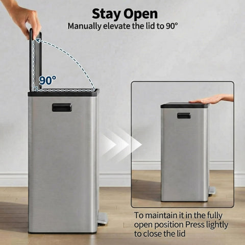 GarveeHome sealed odor-control lid helps minimize smells in busy kitchens.