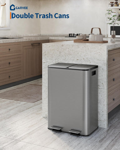 GarveeHome stainless steel finish resists fingerprints for a clean look.