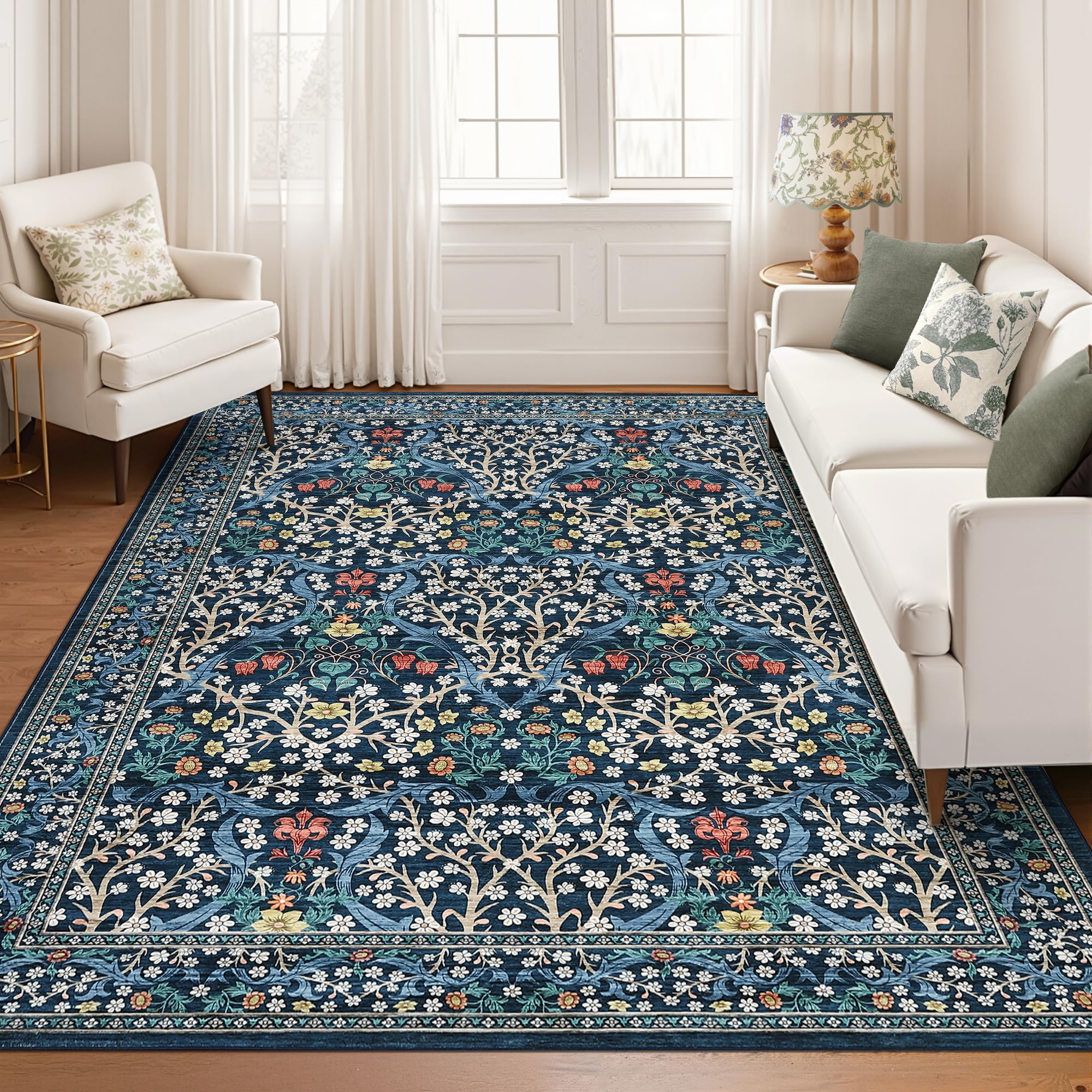 GarveeHome versatile rug suits living rooms, bedrooms, and nurseries.