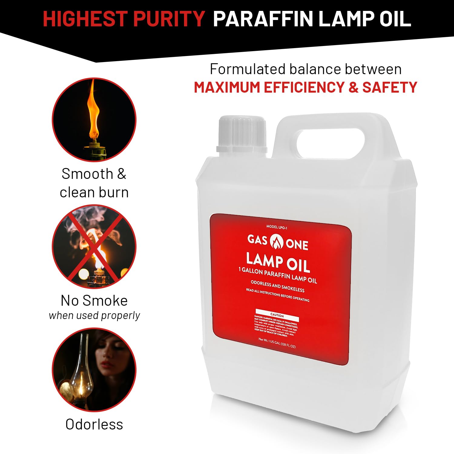 Gas One lantern and torch oil for outdoor gatherings.