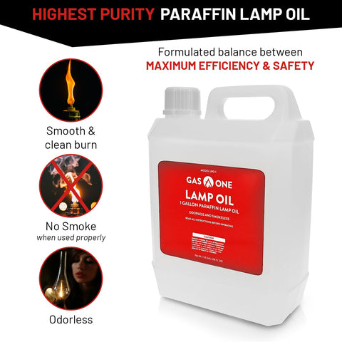 Gas One lantern and torch oil for outdoor gatherings.