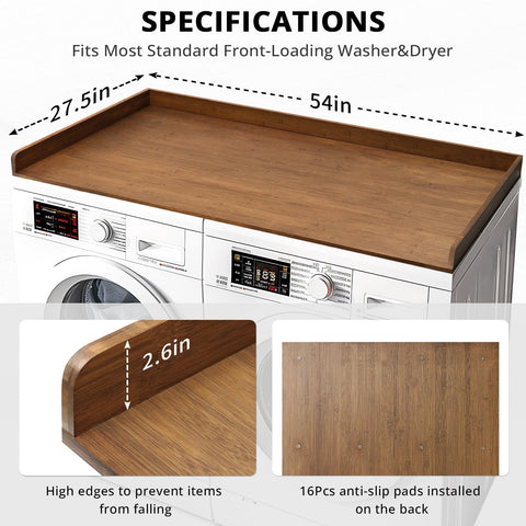 Gashell countertop silicone non-slip pads prevent sliding on slick surfaces.