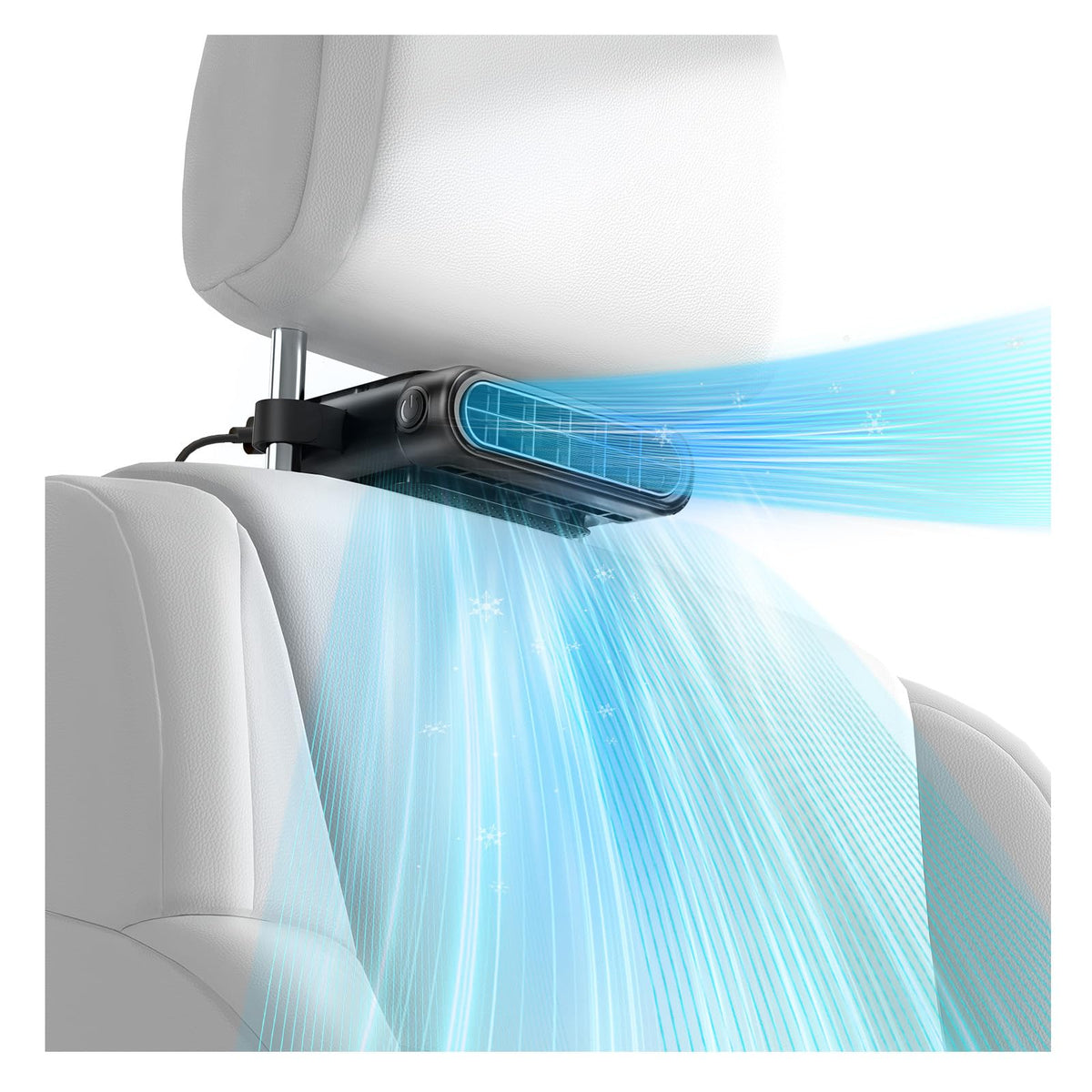 Gathekare car seat dual-airflow upper-neck cooling enhances comfort