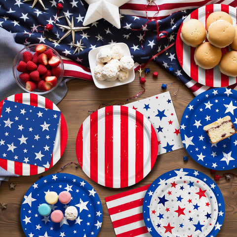 Gatherfun patriotic banners to frame your celebration space