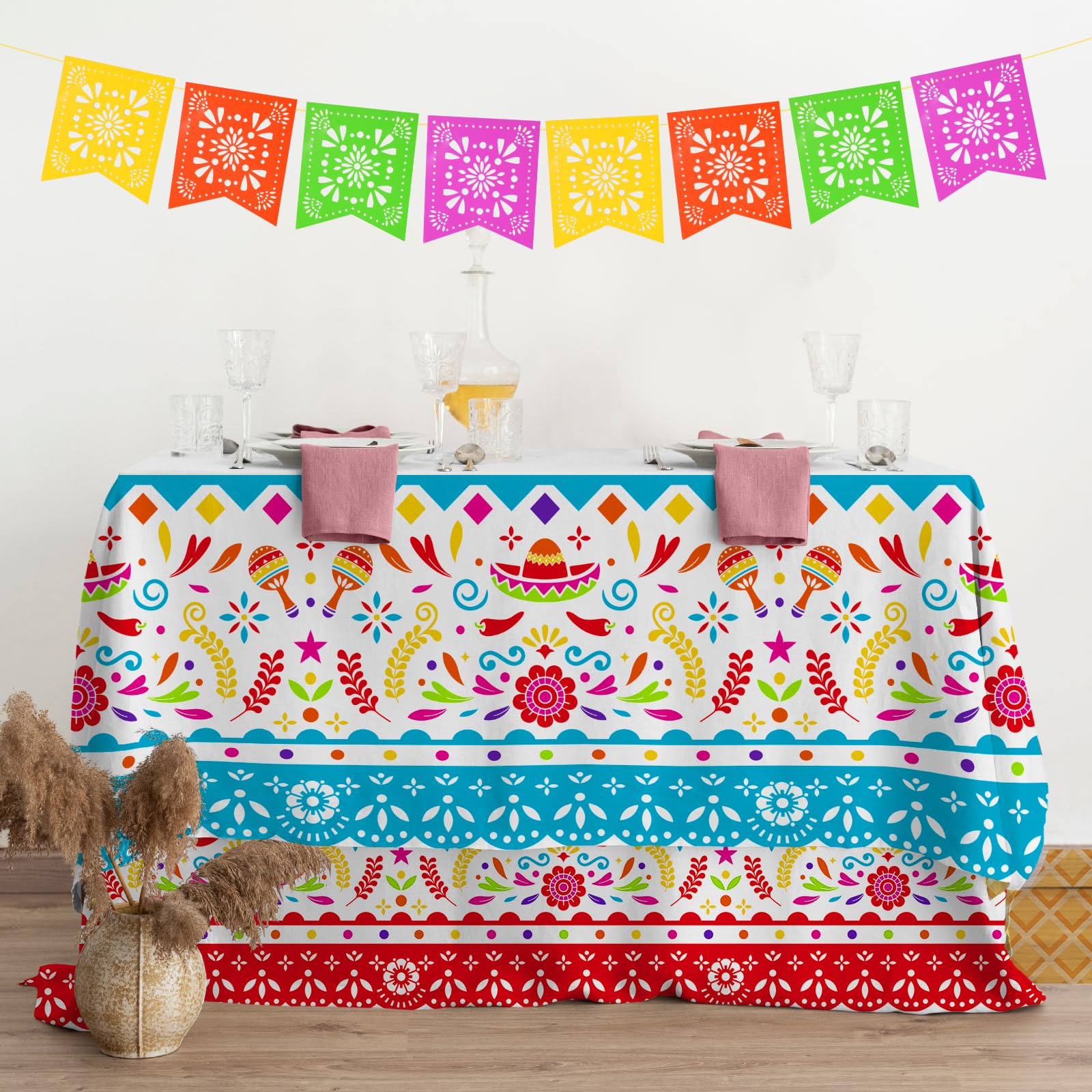 Gatherfun Fiesta Kit banner adding celebratory décor to the party