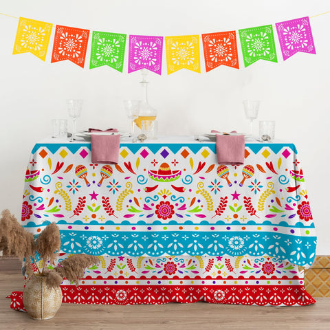 Gatherfun Fiesta Kit banner adding celebratory décor to the party