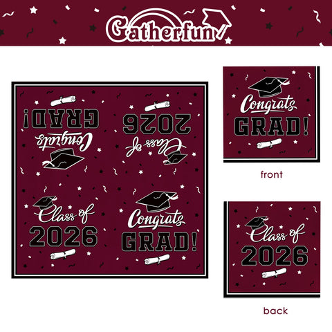 Gatherfun graduation decor set enhances cohesive setup and photo-worthy tables