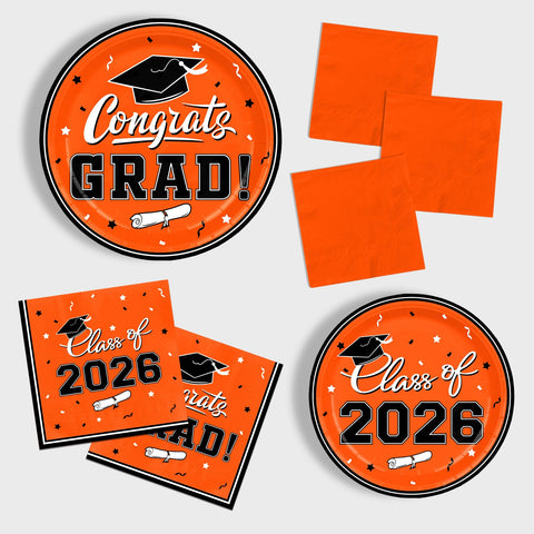 Gatherfun graduation luncheon napkins 3-ply, high absorbency for quick cleanups.