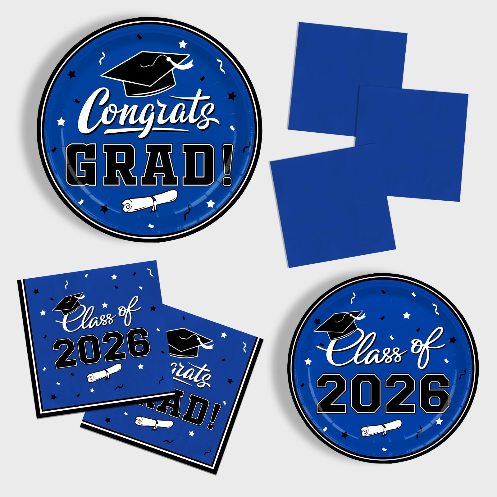 Gatherfun graduation napkins 3-ply cocktail blue for mealtime cleanup and chic tabletop use