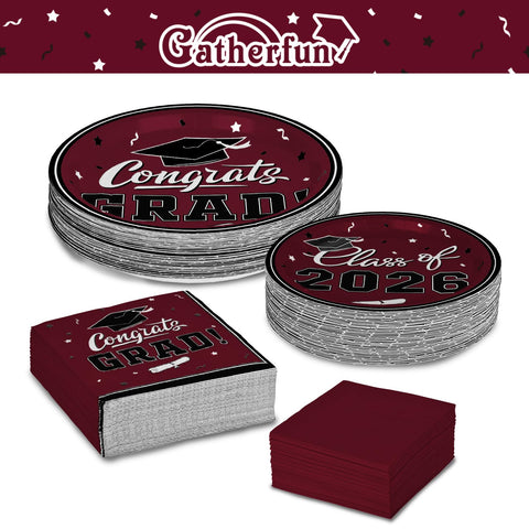 Gatherfun graduation luncheon napkins 3-ply for reliable absorption