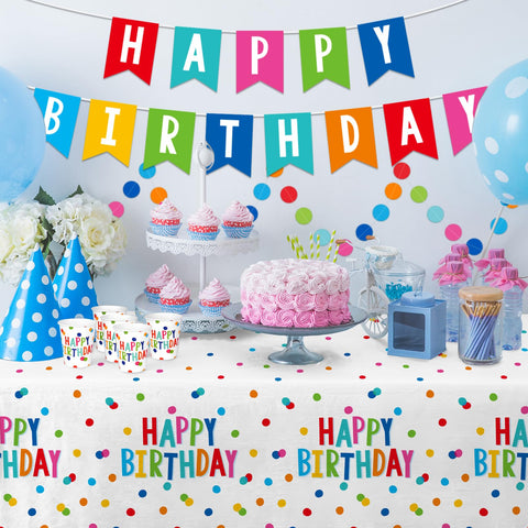 Gatherfun birthday banner adds a festive backdrop to any celebration