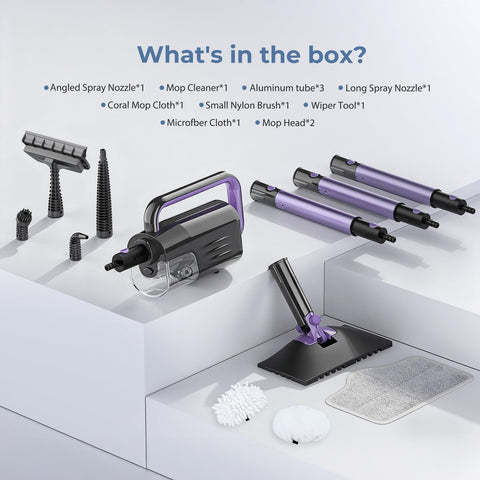 Gatlei Steam Mop lilac color design in a modern kitchen