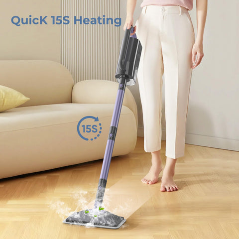 Gatlei Steam Mop removable water tank for easy refills