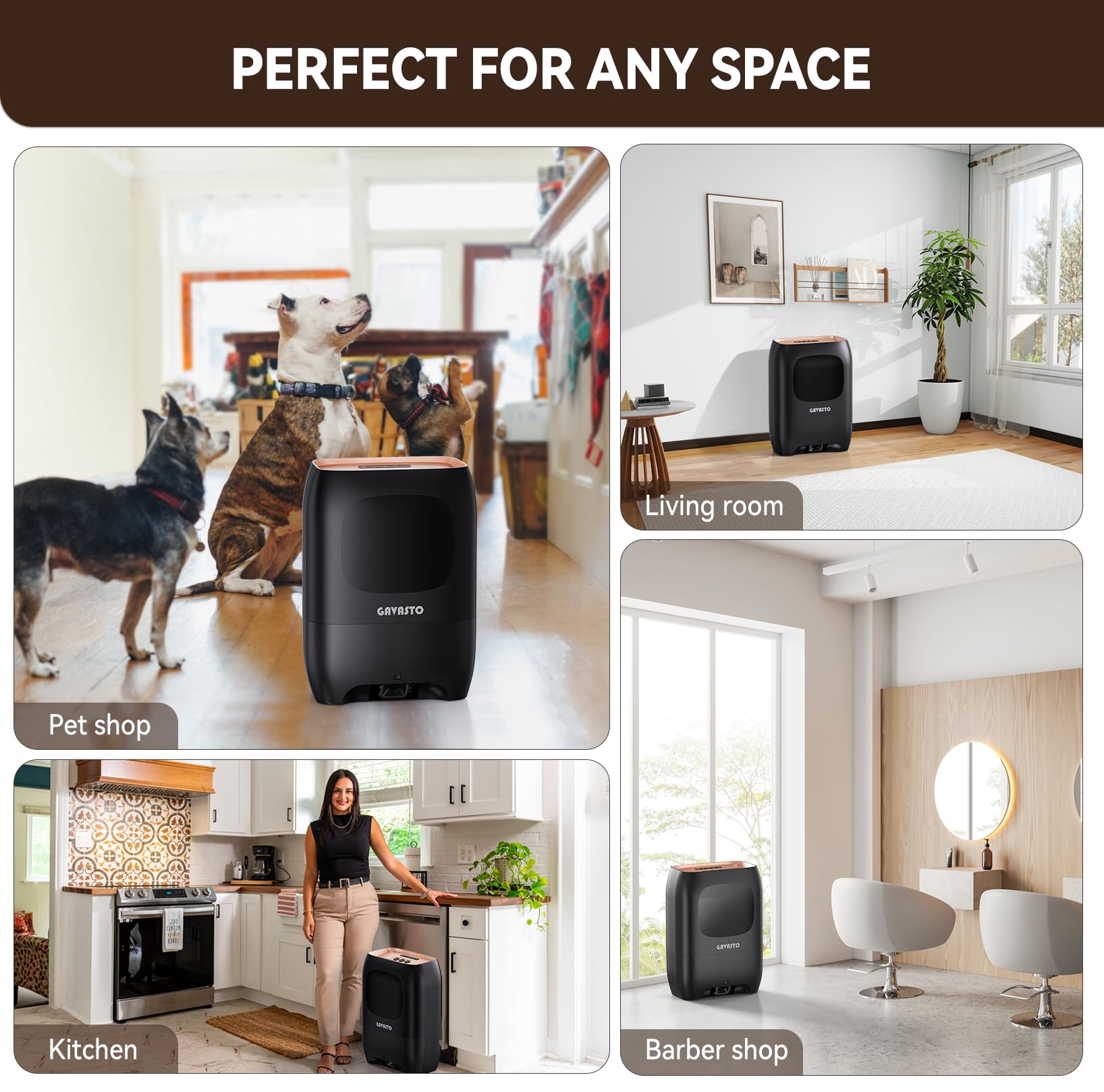 GAVASTO Pro Touchless Vacuum includes a 5-year warranty for peace of mind.