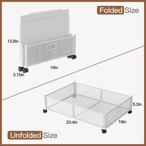 Gawerk foldable metal mesh bin emphasizes ventilation and space-saving design.