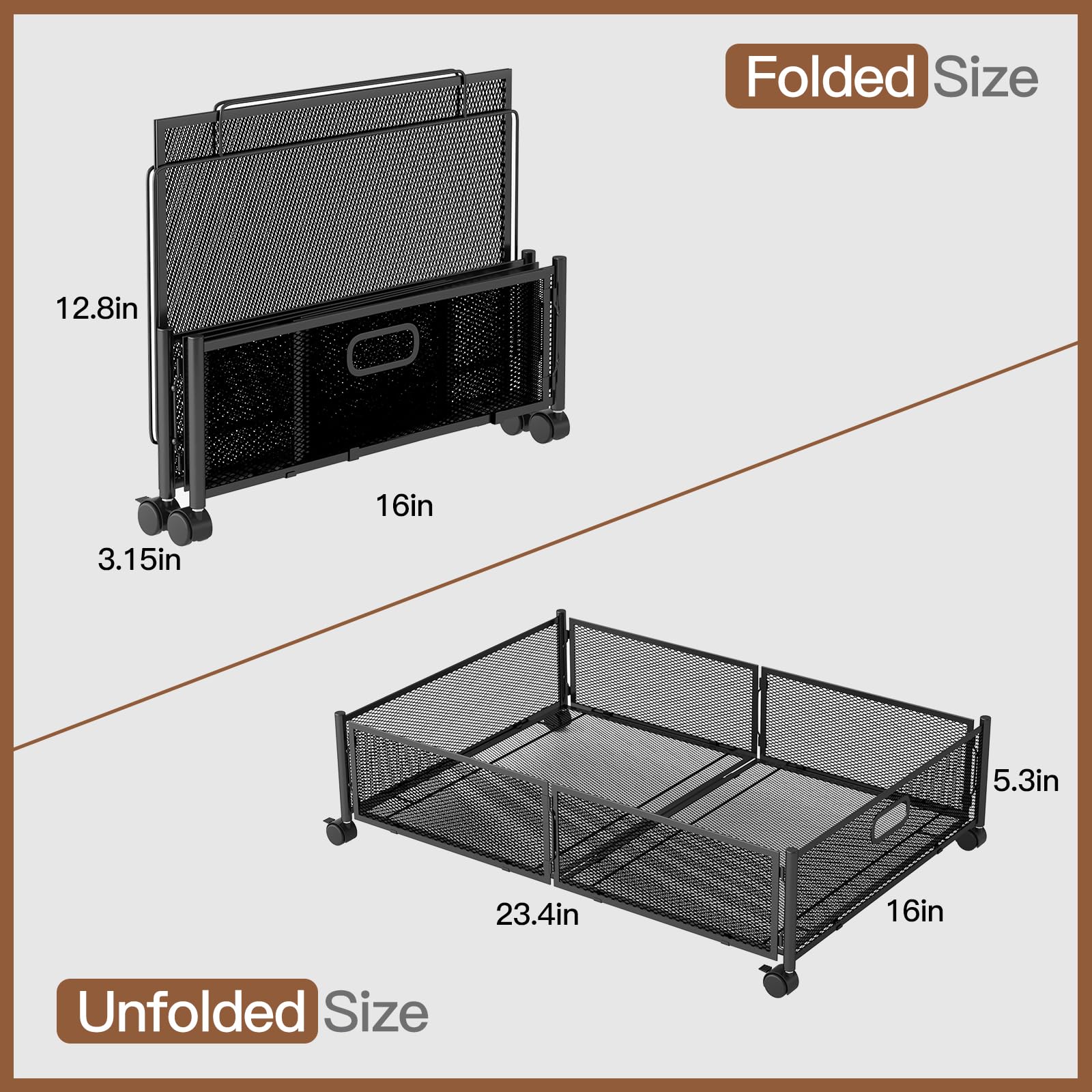 Gawerk metal mesh material provides strong support and ventilation.