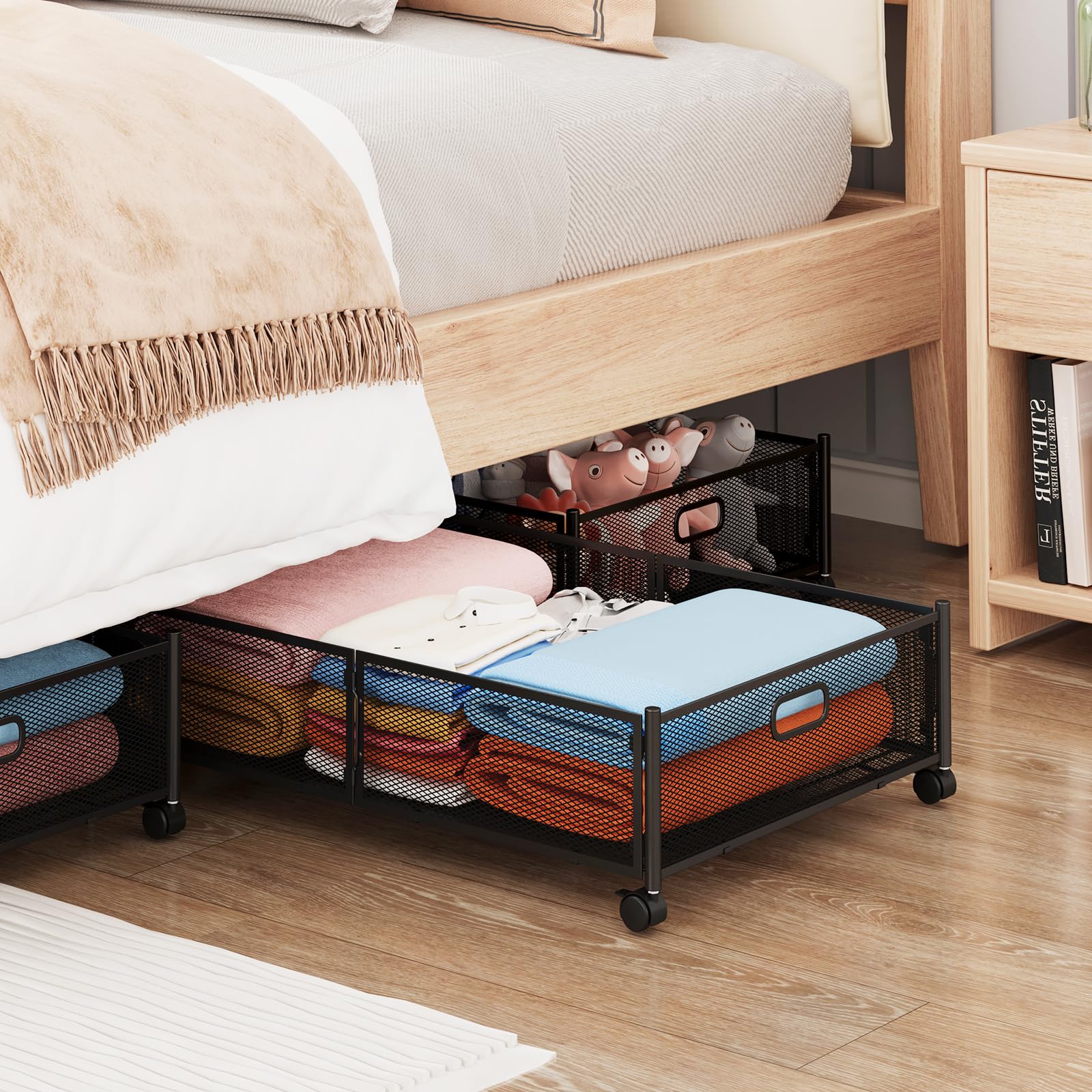 Gawerk sturdy organization bin keeps items neatly accessible.
