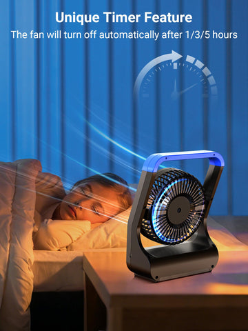 Gazeled USB and D-cell powered fan for flexible power options.