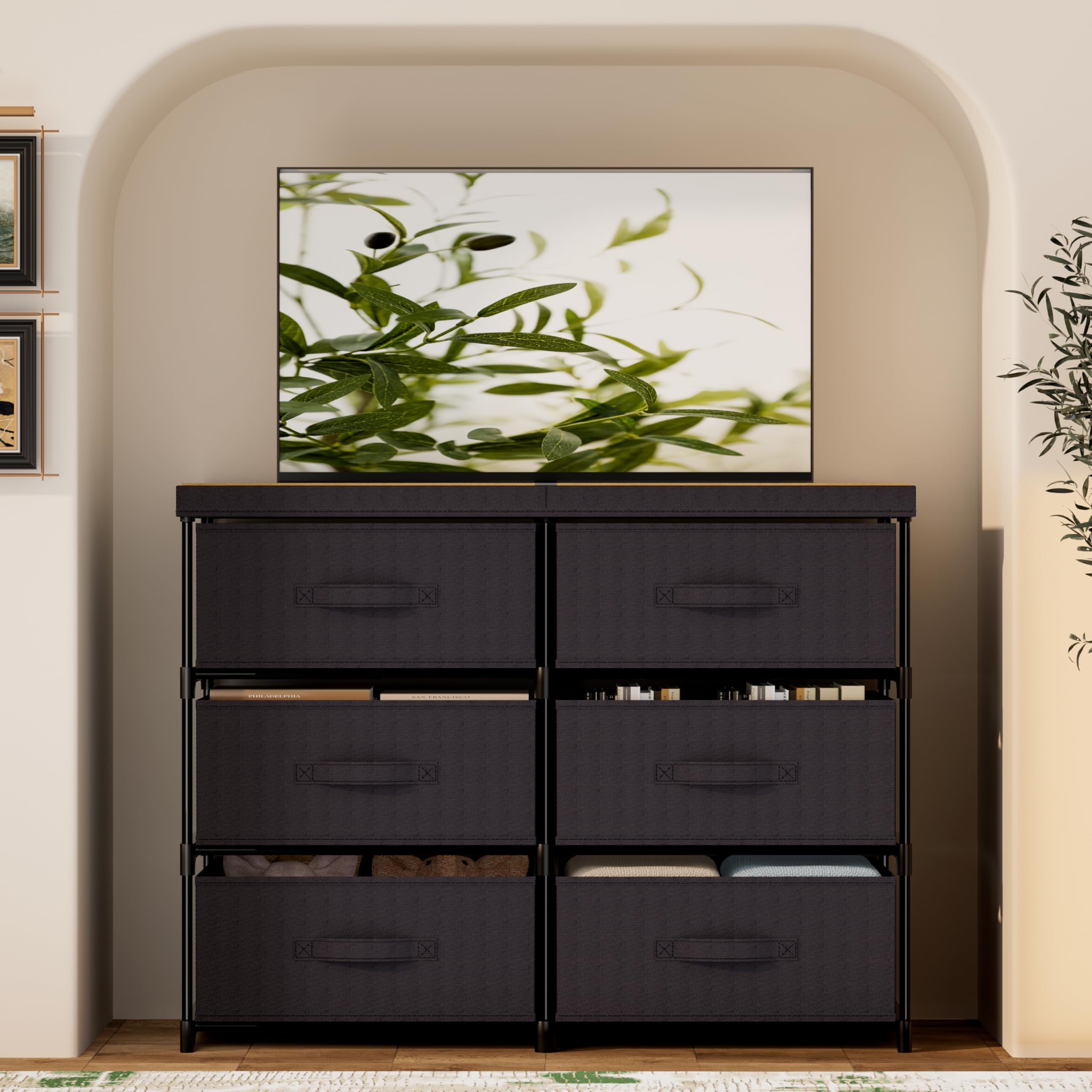 GcdPai dresser versatile storage solution for bedroom or entryway use