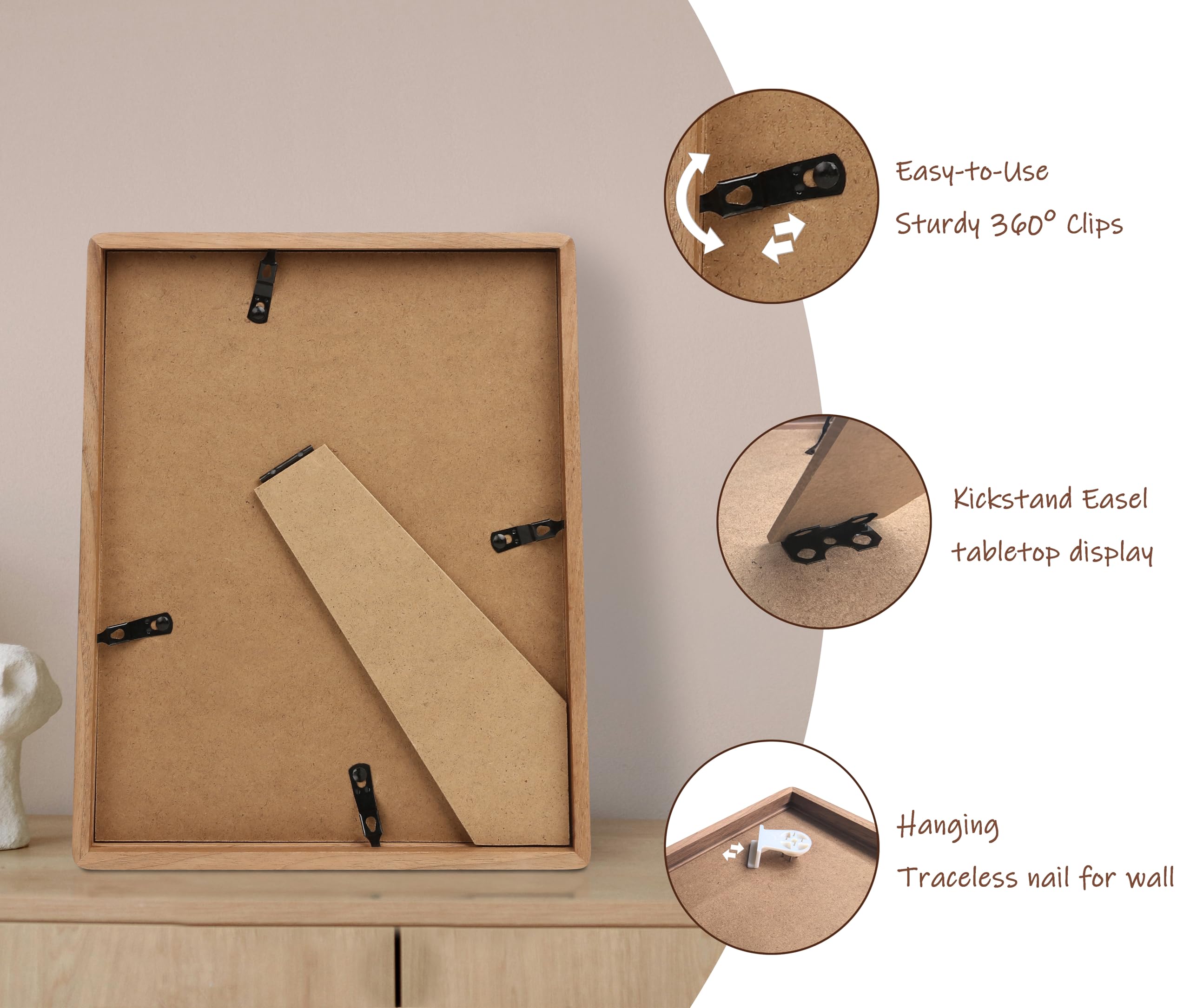 Gdfmsc back-panel opening makes photo insertion quick.