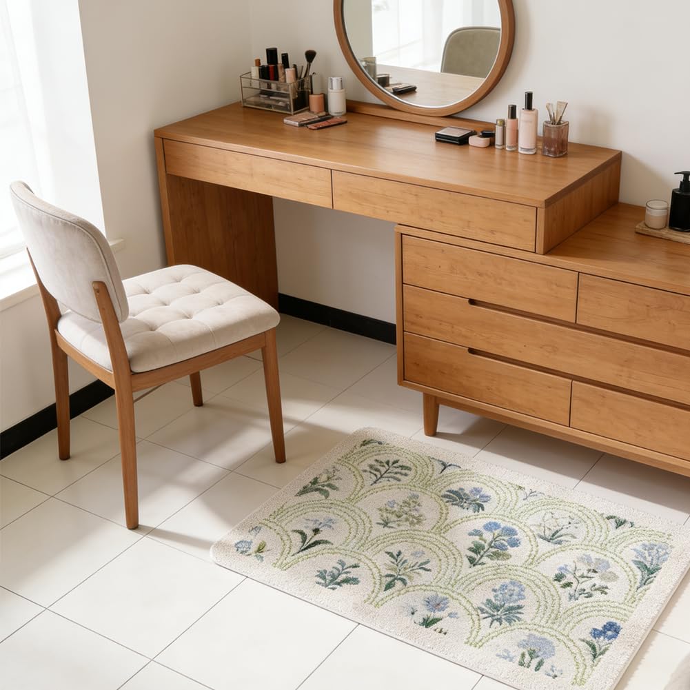 gdmgdr soft absorbent microfiber rug ideal for daily bathroom use