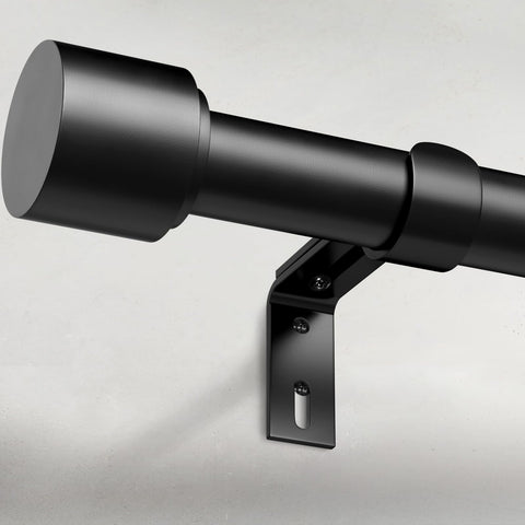 Geebobo curtain rods 66–120 inch assembly for a snug, sturdy fit.