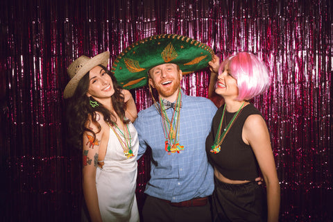 Geefuun mariachi hat pendant necklace offers playful event accents.
