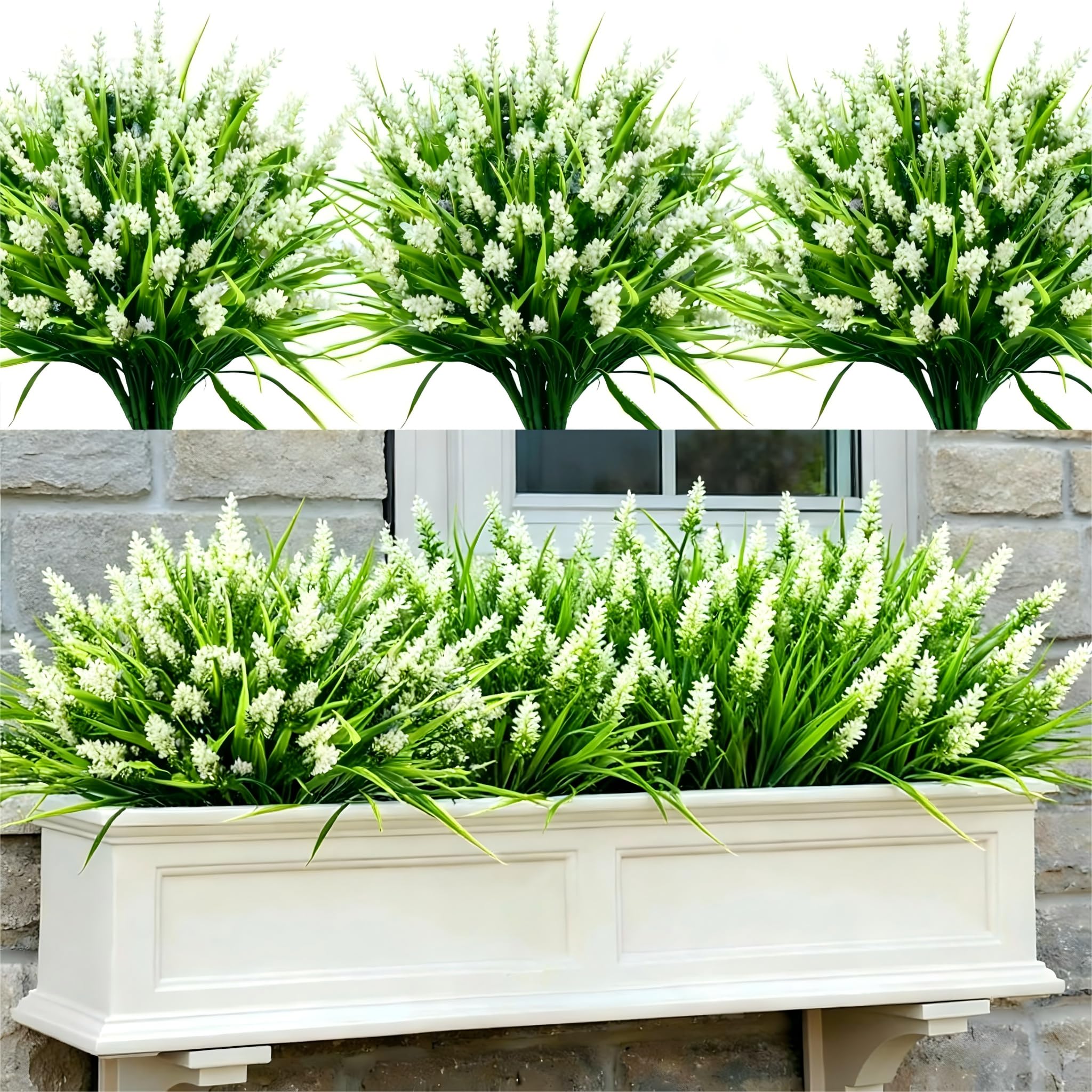 Geegoods pet-friendly faux outdoor lavender stems for easy maintenance