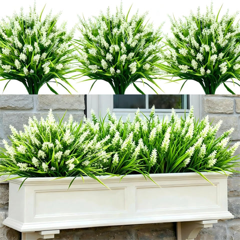 Geegoods pet-friendly faux outdoor lavender stems for easy maintenance