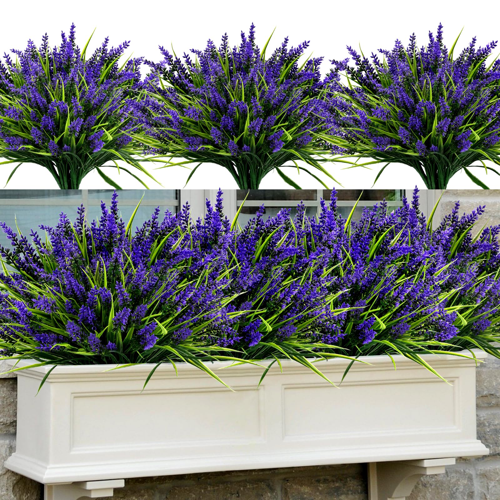 Geegoods lavender flowers with 14-inch stems for year-round color
