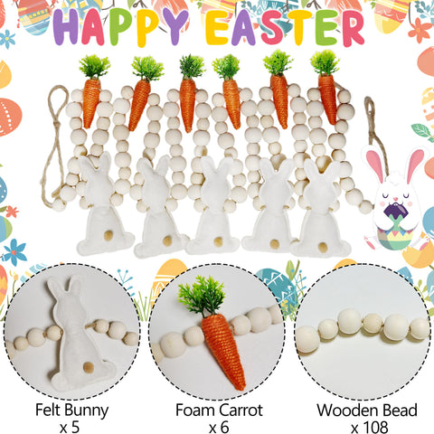 Gee Hut Easter banner on wall or mantel suits various spaces.