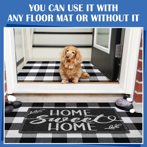 Geelin outdoor entrance rug offers durable, weather-friendly protection